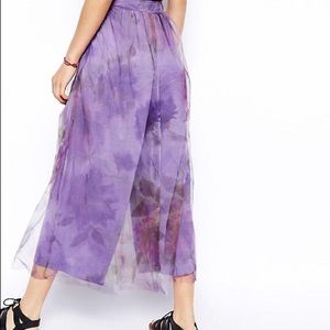 Asos tulle lilac culottes